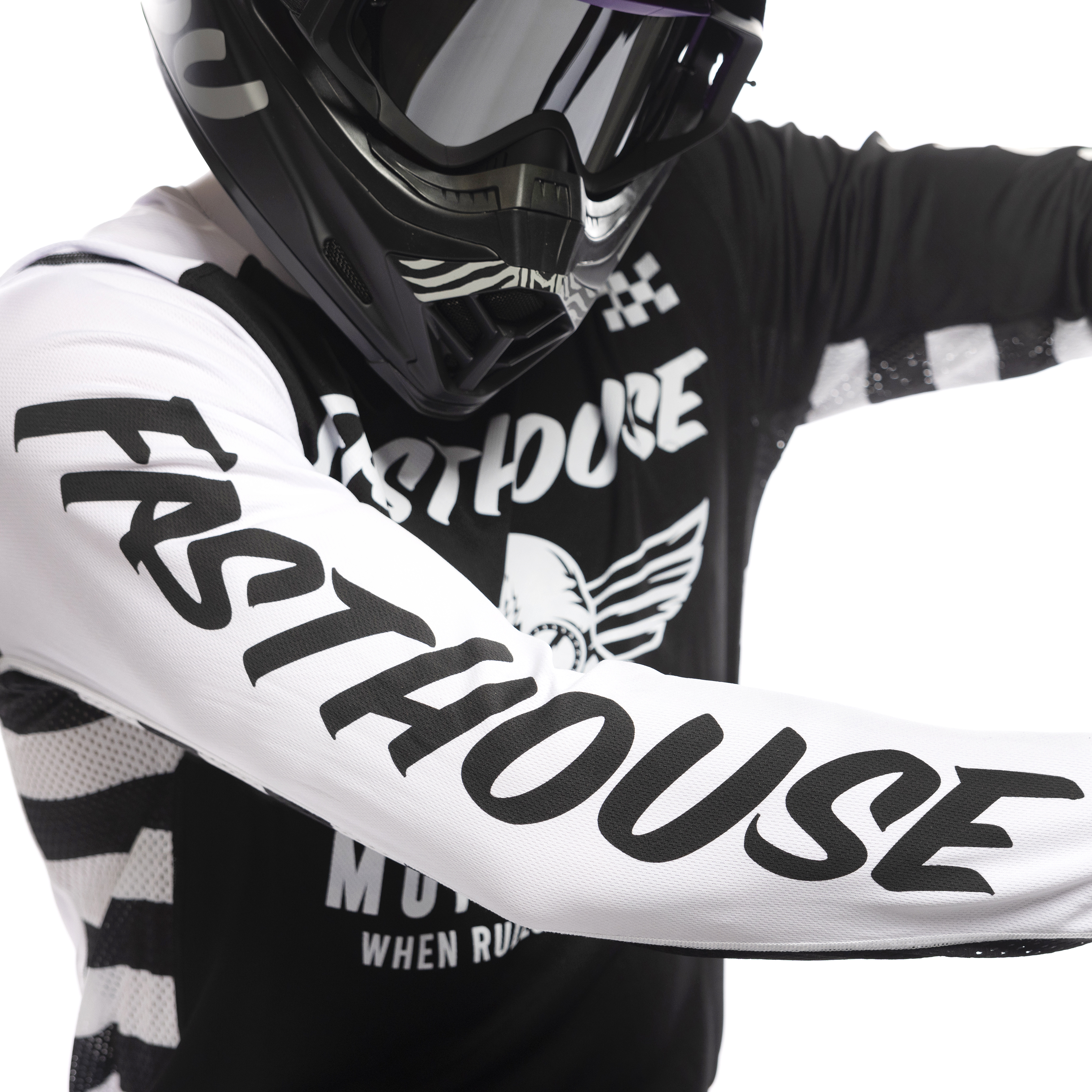 USA Grindhouse Factor Youth Jersey - Black_White_Detail4
